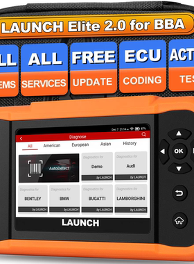 LAUNCH X431 CReader Elite BBA / FGC 2.0 汽车故障诊断仪海外