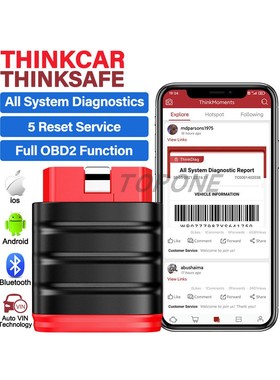 2025 New THINKCAR ThinkSafe OBD2 Scanner Car Diagnostic Tool