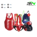 Red - Four-Piece Set [Head Protection + Chest Protection + Leg Protection + Crotch Protection] ● Children's Model