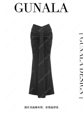 【野生荔枝】腰胯曲线 大码高腰设计遮肉包臀半身裙女G002