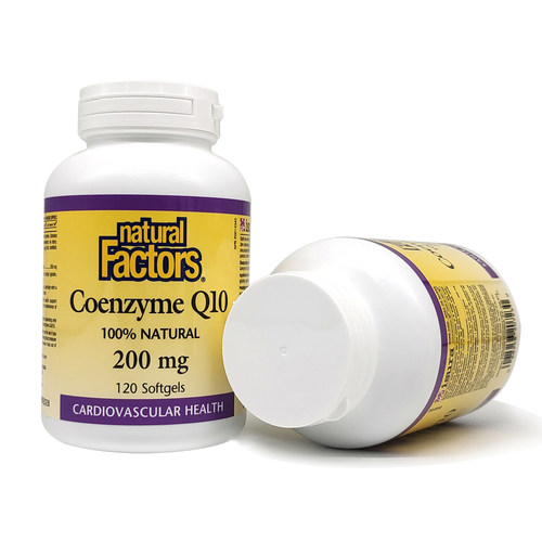 加拿大 natural factors Coenzyme 辅酶Q10 200MG 120粒