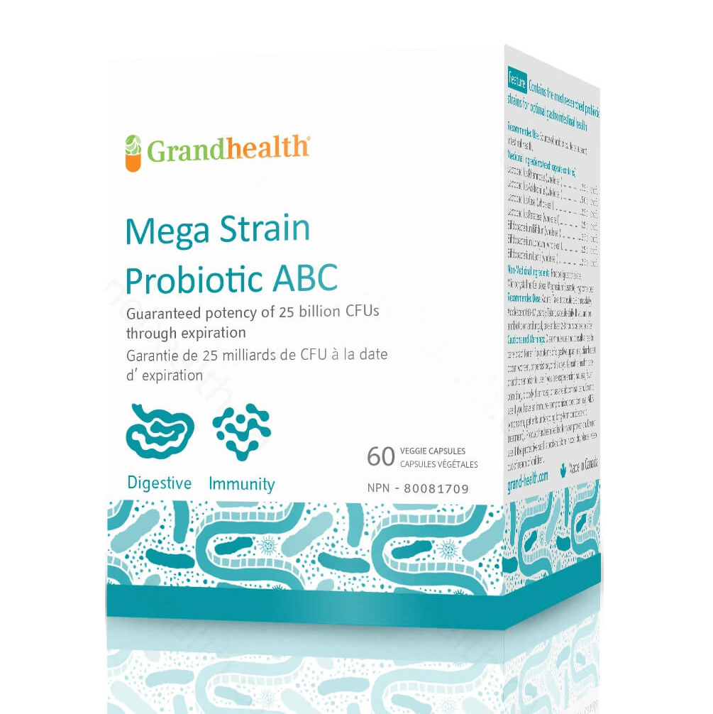 加拿大 grand health Probiotic ABC 益生菌 25B 保健食品/膳食营养补充食品 益生菌 原图主图