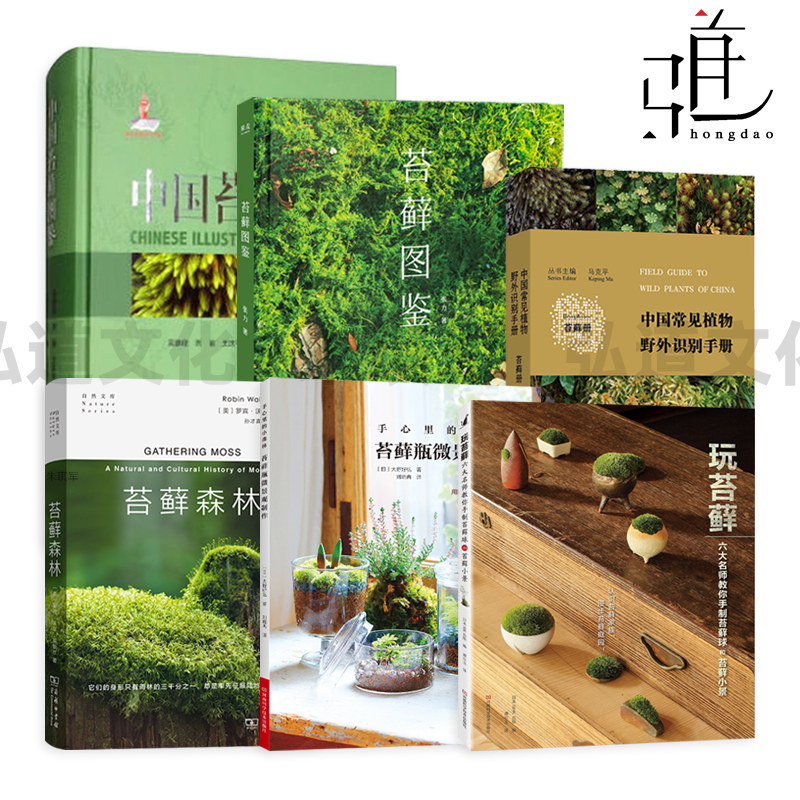 手心里的小森林+ 迷你花园玻璃生态瓶 植物园微景观制作养护+玩苔藓+生态瓶+玻璃瓶里 手工盆景教程创意DIY花艺园艺盆栽设计种植物