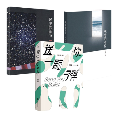 观念的水位 刘瑜+ 民主的细节+送你一颗子弹 可能性的艺术作者新作 全套三本 用醒来的文化唤醒沉睡的制度 畅销书籍z