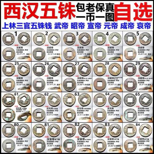 西汉上林三官五铢钱自选摆件