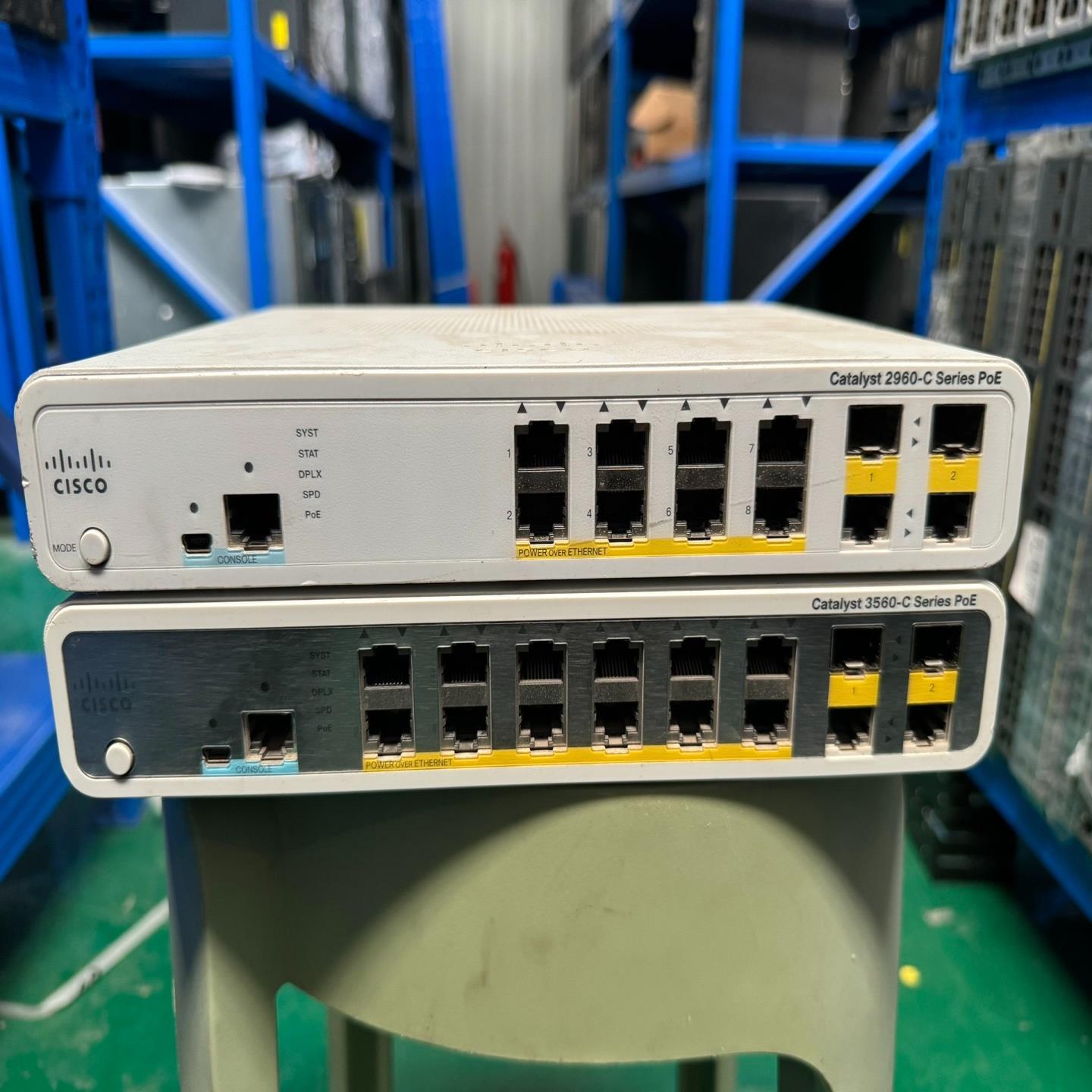 思科WS-C3560C-12PC-S原装二手12口POE交换【议价】