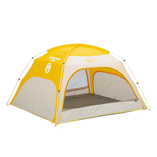 日式 Coleman 科勒曼户外露营一键式防晒帐篷公园草地亲子活动