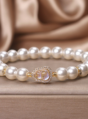 珍珠手链女轻奢小众精致葫芦手串