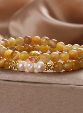 送女友精致礼物双圈手链小众