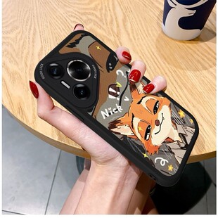 适用华为Pura90ProMax尼克朱迪保户包80Pro+新款软款高级感卡通70