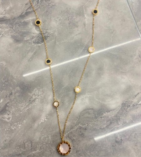 罗马数字毛衣链其他钛钢女钛钢