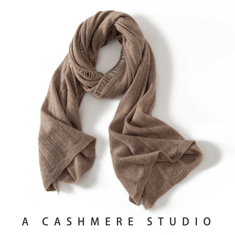 PS253镂空针织保暖围巾