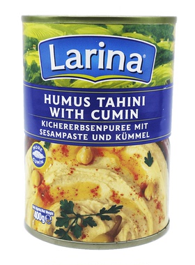 LARINA拉林娜孜然味鹰嘴豆泥胡姆斯土耳其进口Cumin Humus Tahini