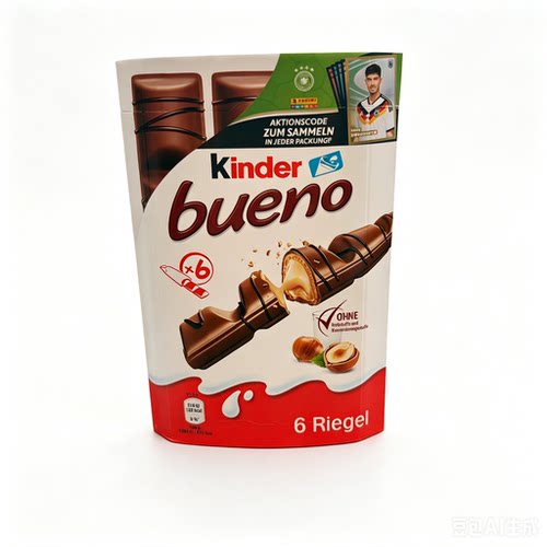 Kinder健达缤纷乐榛子威化牛奶巧克力129g德国bueno chocolate