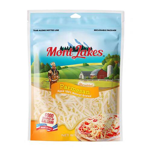 Mont Lakers蒙特湖帕玛森芝士碎226g披萨意粉奶酪干酪parmesan