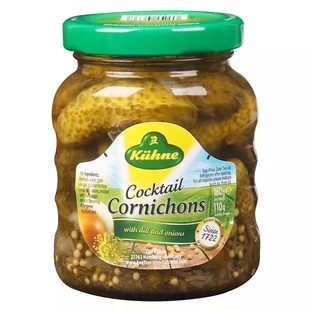 cucumber 腌嫩小黄瓜picked 德国进口冠利鸡尾青瓜仔180g 汉堡俄式