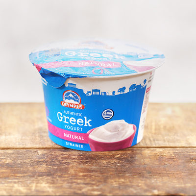 6杯*奥林匹斯牌原味脱脂发酵乳酸奶150g 希腊Greek yogurt无添加