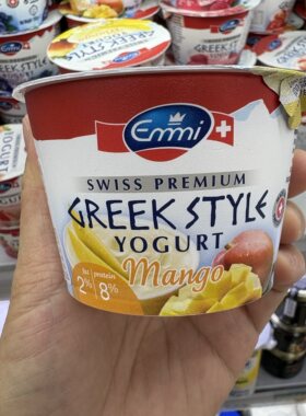 Emmi艾美希腊式芒果风味发酵乳150g瑞士进口杯装酸奶mango yogurt