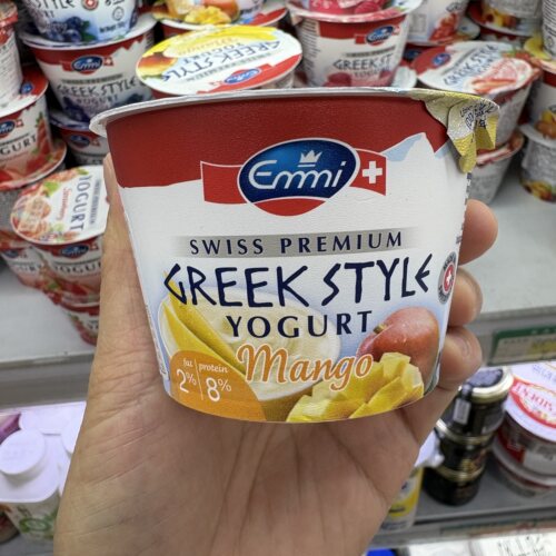 Emmi艾美希腊式芒果风味发酵乳150g瑞士进口杯装酸奶mango yogurt