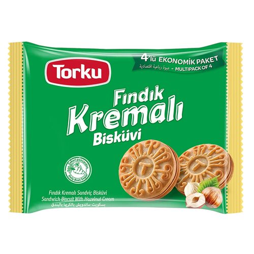 Torku榛子味夹心饼干244g 土耳其进口biscuit