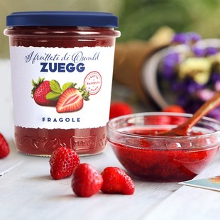 嘉丽ZUEGG草莓果酱320g涂抹面包酱德国进口strawberry jam