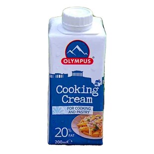 cream奶油汤 cooking 希腊进口奥林匹斯烹饪稀奶油200ml Olympus