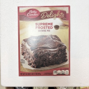 Betty Crocker Supreme frosted Brownie Mix蓓帝牌布朗尼蛋糕粉