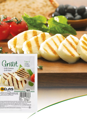 Belas贝拉斯哈鲁米烧烤奶酪225g高熔点牛奶干酪Grill Cheese希腊