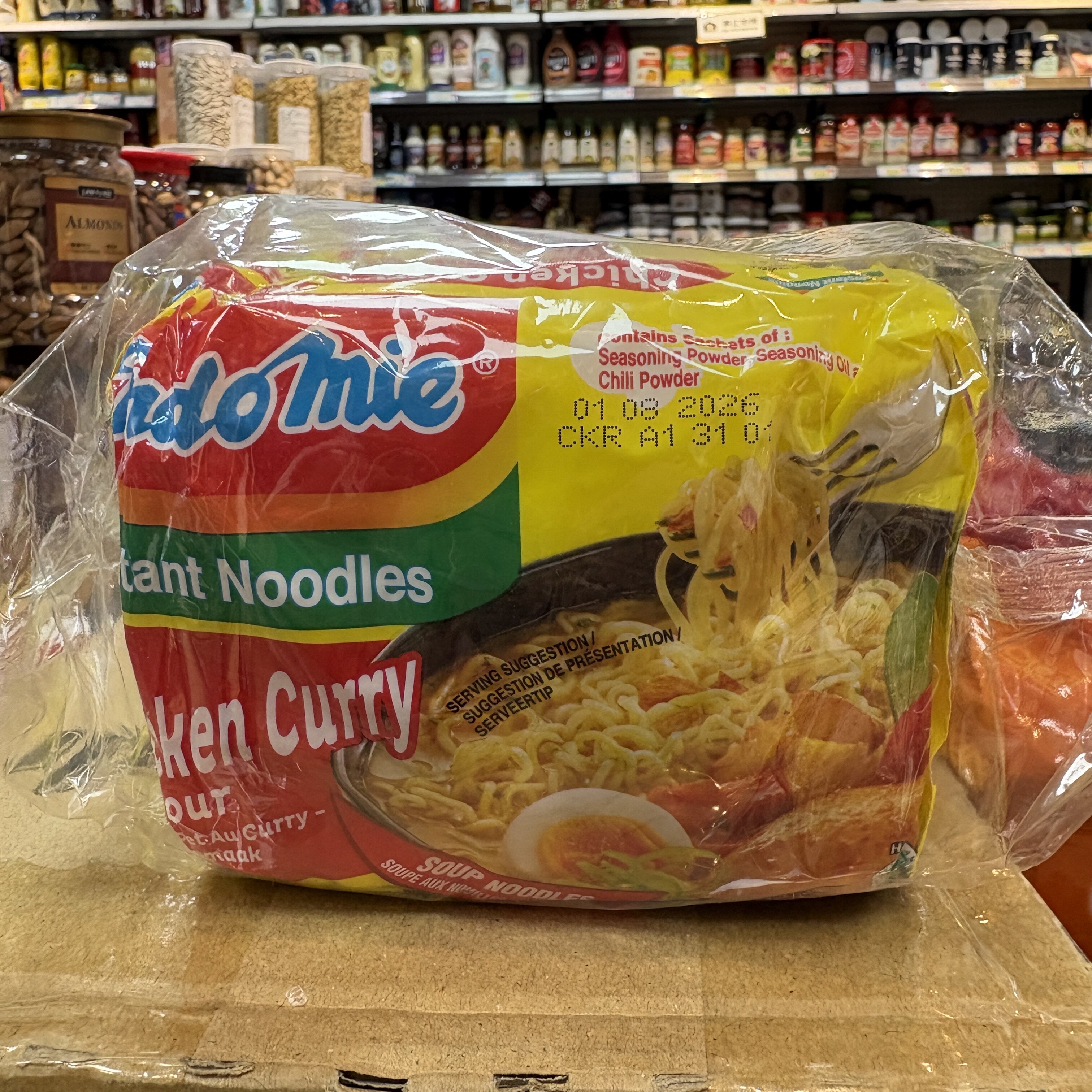 营多咖喱鸡汤面Indomie chicken curry flavor进口