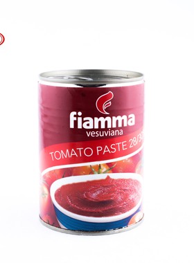 意大利Fiamma火山牌双倍浓缩番茄膏罐头tomatoes pasta400g番茄酱