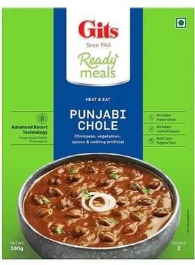 印度进口Gits Punjabi Chole 300g鹰嘴豆调味酱加热即食方便速食