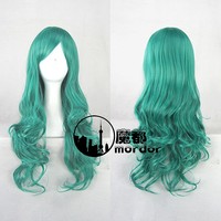 Anime cosplay wig Sailor Moon Kaiou Michiru 80cm Long hair G