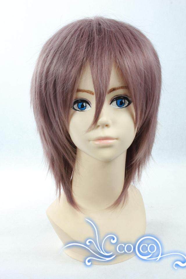 最终幻想13霍普 棕色渐变 反翘 收脸 短发cosplay假发 假毛 正品
