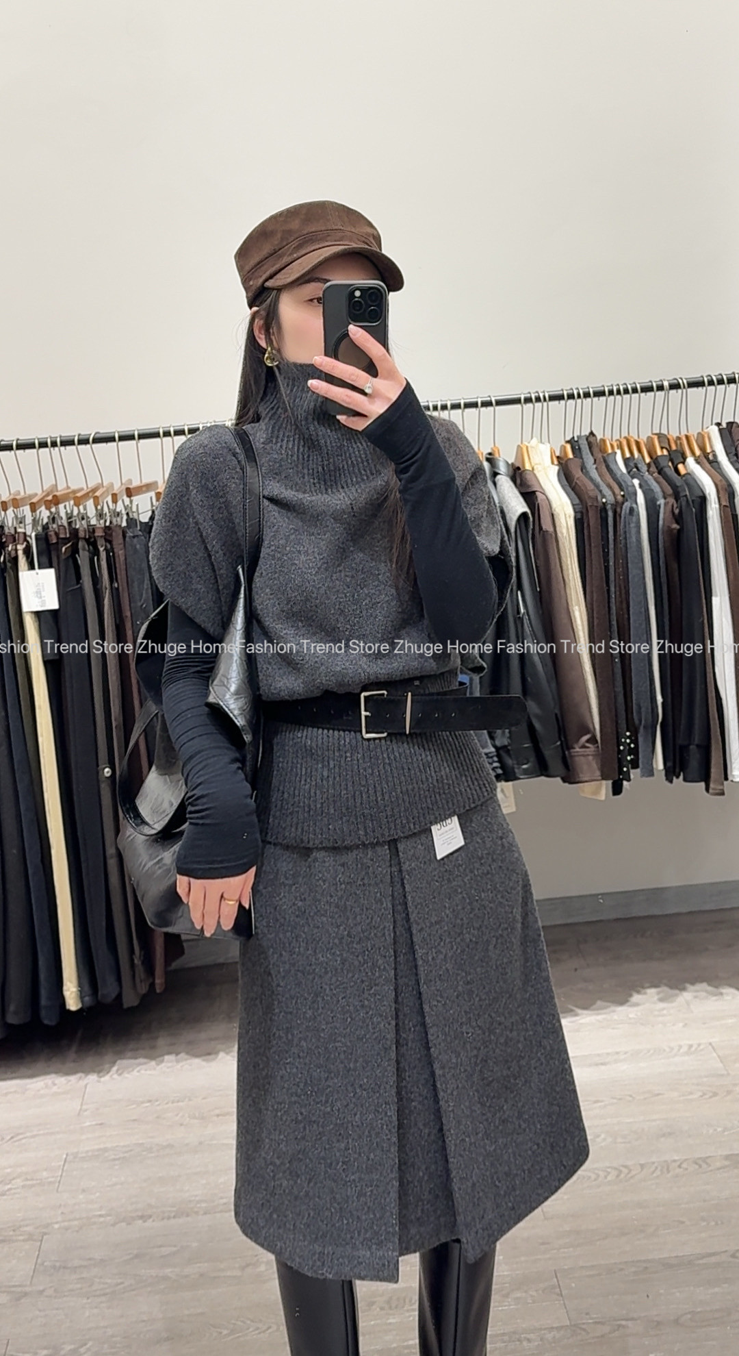 欧洲站2025冬季新款松弛高领加厚针织套头时尚蝙蝠袖羊毛无袖毛衣,女装/女士精品,毛针织衫,淘宝优惠券,粉丝福利购,淘宝优惠卷