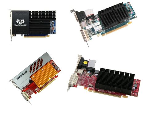 HD5450迪兰亮机卡HD6450静音HDMI