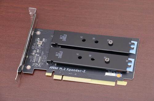 微星X299 X399主板原配M.2 Xpander-Z AERO,Thunderbolt M3扩展卡
