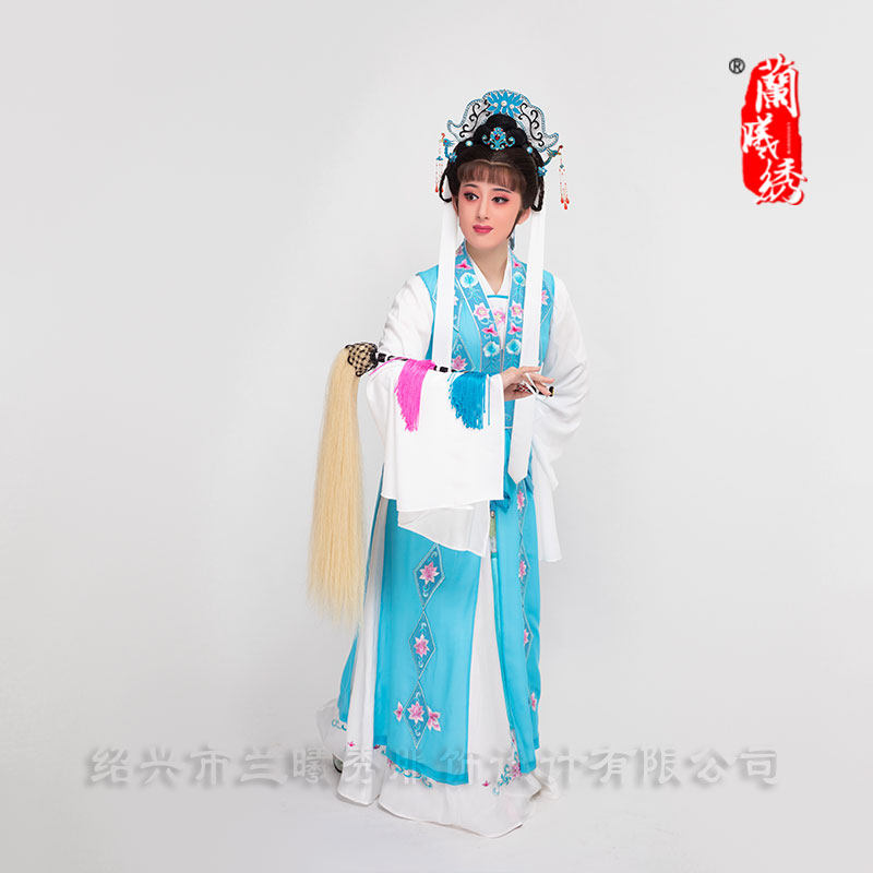 兰曦秀定制新款戏曲服装越剧花旦坤道衣服女道士道姑改良舞台演出