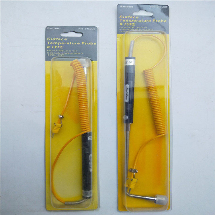 正品台湾表面热电偶/温度探头/模具表面测温棒/温度传感器K型