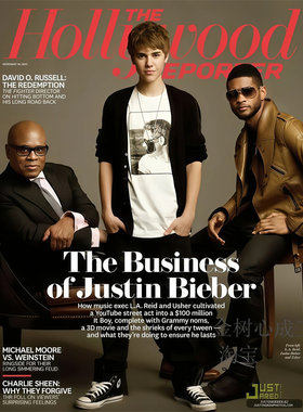 贾斯汀比伯杂志封面合集美式复古海报Justin Bieber墙贴画纸定制