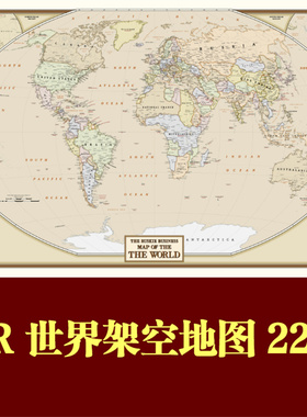 KR游戏KR世界地图架空历史地图游戏海报墙贴画背景墙上装饰画定制