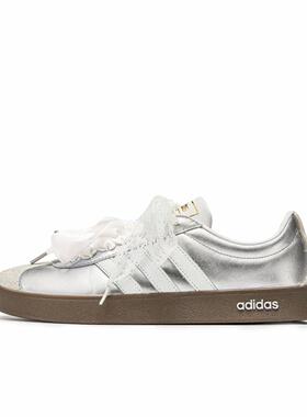 【定制球鞋】adidas neo VL Court 2.0 蕾丝 涂鸦 防滑低帮 板鞋