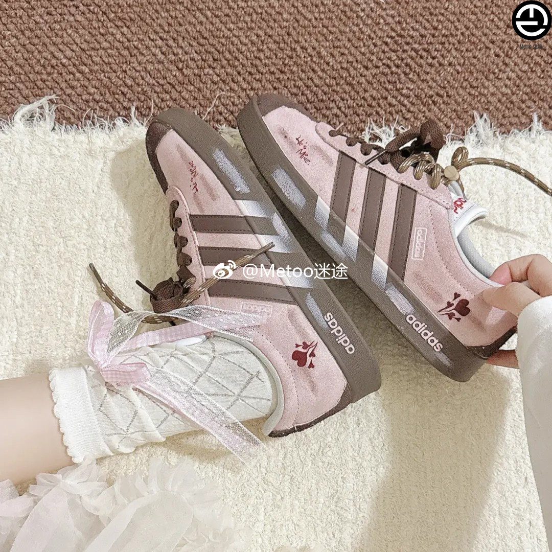 正品定制球鞋 Adidas Neo Court 栗子莓莓 奶黄包芭蕾风德训板鞋,运动鞋new,板鞋,淘宝优惠券,粉丝福利购,淘宝优惠卷