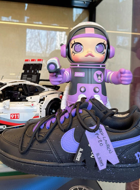 【定制球鞋】Nike Court Vision Low 紫气东来小众 板鞋 男女同款