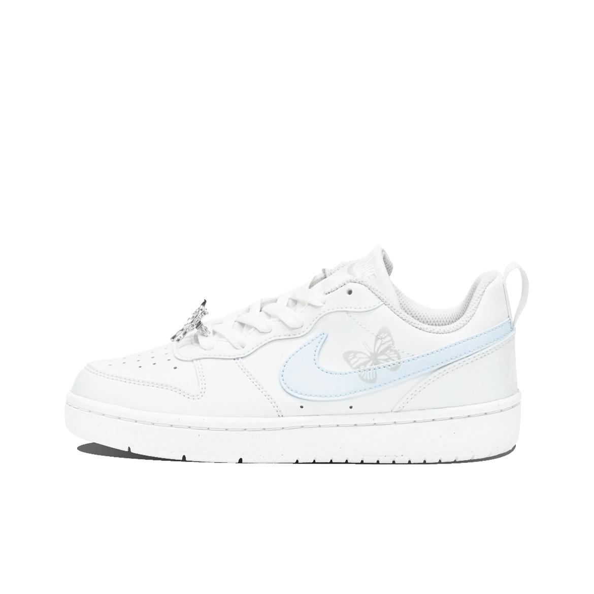 【定制球鞋】 Nike Court Borough ABLOODING 蓝银残破蝴蝶