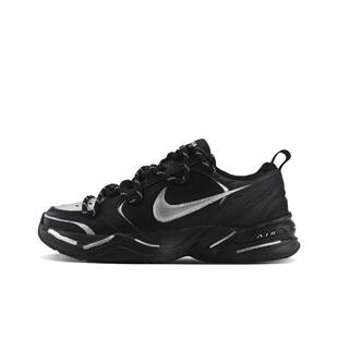 【定制球鞋】Nike Air Monarch 4 Y2K黑武士百搭潮流 老爹鞋 黑银