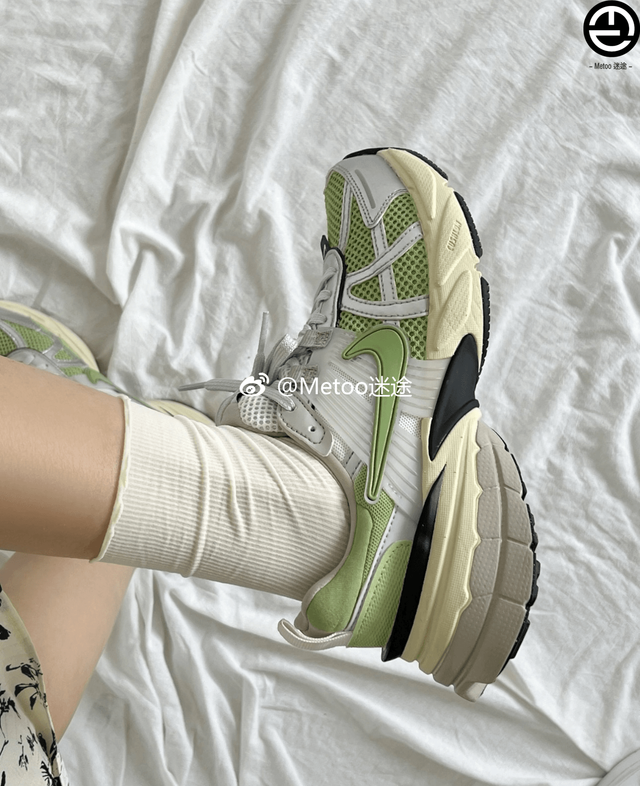 正品定制球鞋 Nike V2K 青柠慕斯春夏甜酷辣妹千禧Y2K透气休闲鞋