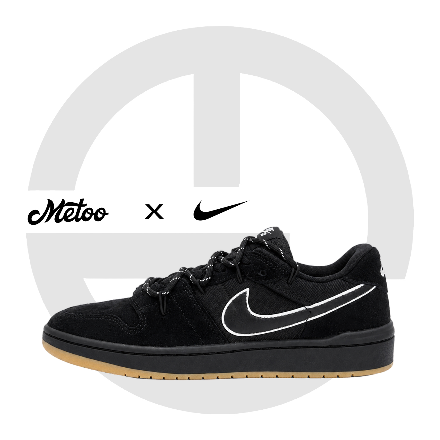 迷途定制球鞋 Nike Dunk SB 暗夜轨迹翻毛皮高级感黑武士解构板鞋