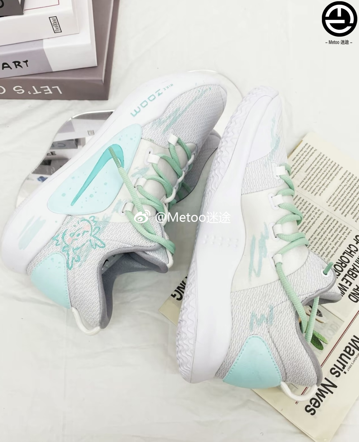 定制球鞋 Nike Hyperdunk X Low 10球场精灵运动风涂鸦篮球鞋