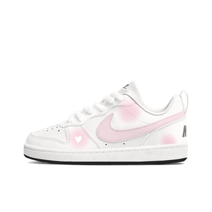 迷途定制球鞋 Nike Court Borough 暗恋手账 爱心 低帮 板鞋 女款