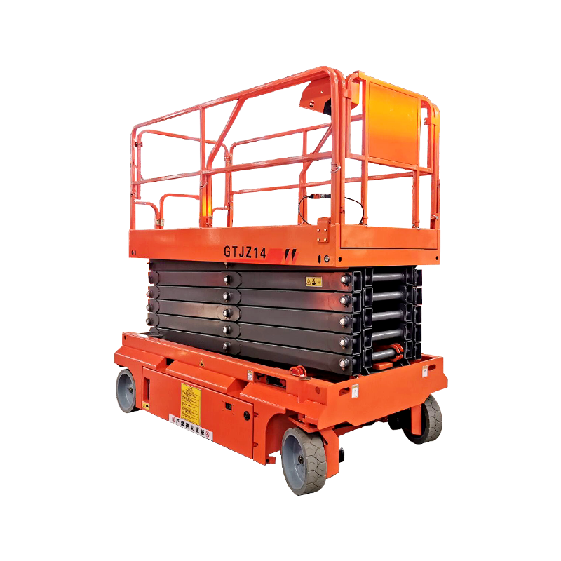 全自行升降平台登高6米8米电动液压高空作业车自行走剪叉式升降机